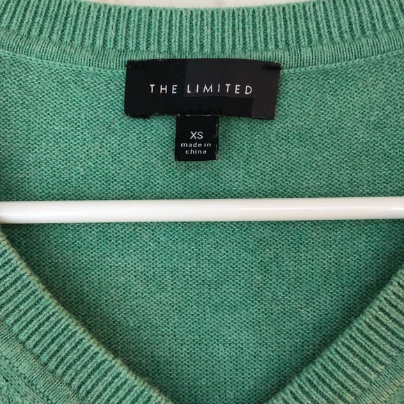 The Limited, Mint Green, V Neck - Picture 2 of 3